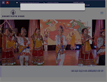 Tablet Screenshot of anandvidyavihar.org
